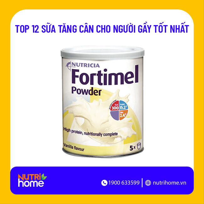 sữa tăng cân cho người gầy Nutricia Fortimel Powder