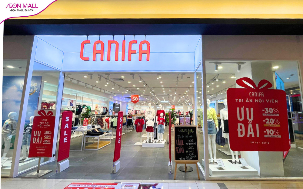 Thương hiệu quần áo trẻ em Canifa