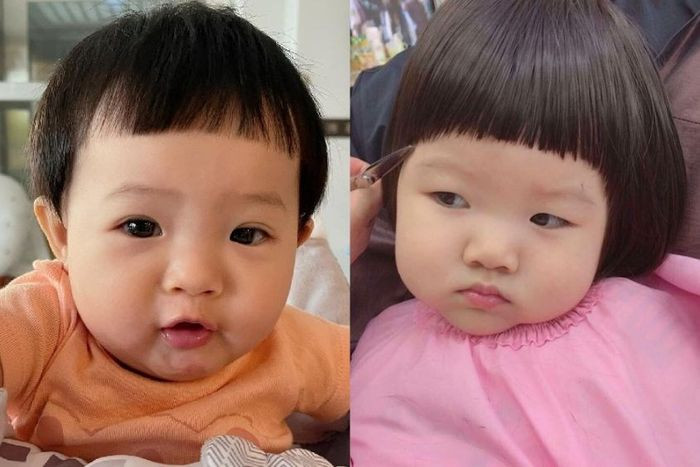 Tóc đầu nấm siêu đáng yêu cho bé gái 2 tuổi với mái ngắn