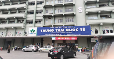 Trung tâm Quốc tế tại Bệnh viện Nhi Trung ương, nơi cung cấp dịch vụ khám phòng khám nhi tai mũi họng chất lượng cao.