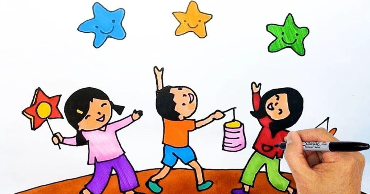 ý nghĩa tranh trung thu, gia đình quây quần