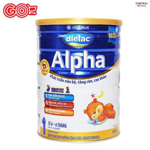 Sữa bột Dielac Alpha của Vinamilk - hỗ trợ tăng đề kháng