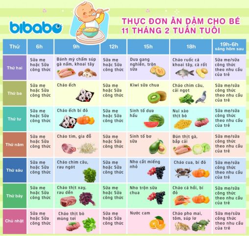 Thực Đơn Cho Bé 11 Tháng: Hướng Dẫn Toàn Diện Giúp Bé Phát Triển Khỏe Mạnh