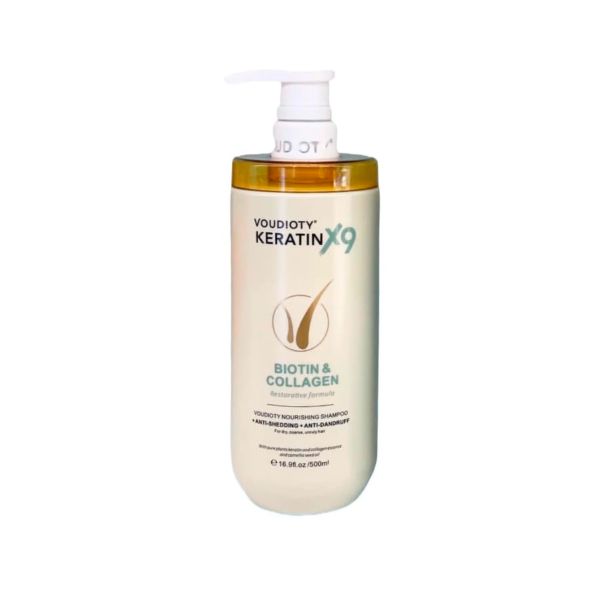 Dầu gội Voudioty Keratin X9 Biotin & Collagen cho tóc khô xơ