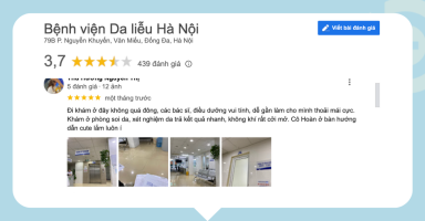 Phản hồi của bệnh nhân sau khi thăm khám tại Bệnh viện Da liễu Hà Nội