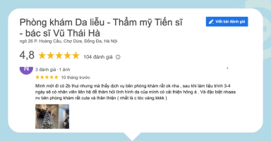 Phản hồi tích cực từ khách hàng về Phòng khám Da liễu Thẩm mỹ Thái Hà