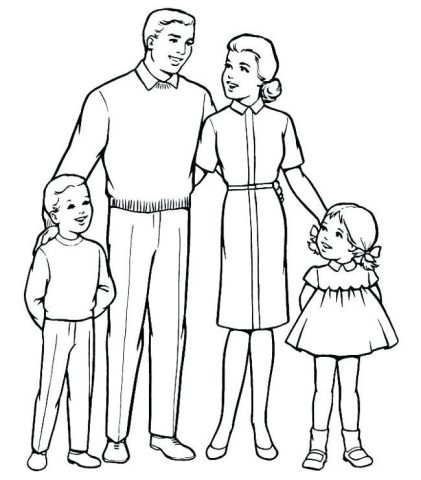 Tranh Tô Màu Về Gia Đình: Khơi Nguồn Sáng Tạo Cho Bé