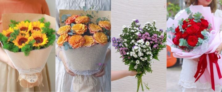 Bó hoa tươi tắn tặng mẹ mừng Ngày Phụ nữ Việt Nam