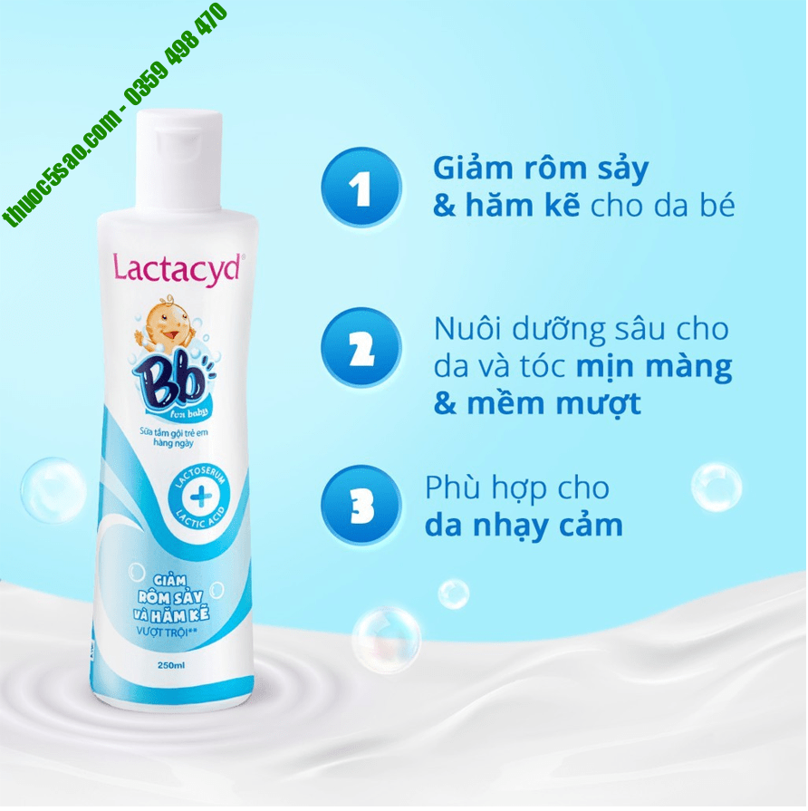 Sữa Tắm Trị Rôm Sảy Cho Trẻ Sơ Sinh An Toàn & Hiệu Quả Nhất