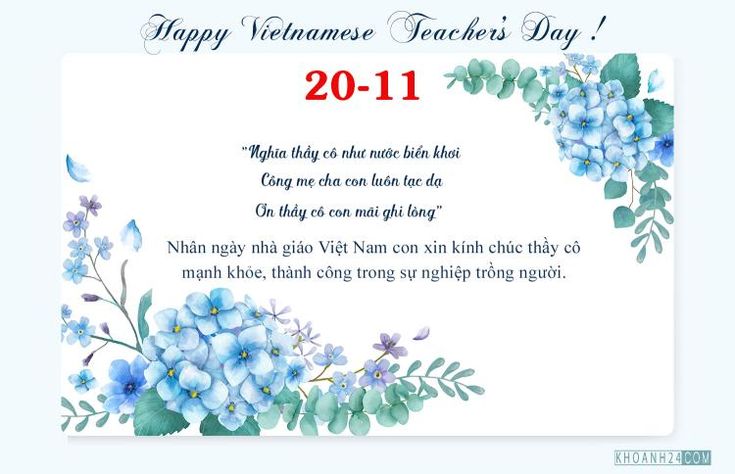Tổng hợp Lời Chúc 20 11 Đơn Giản Ý Nghĩa và Sâu Sắc Nhất