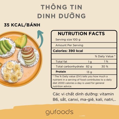 Bánh Gạo Lứt Bao Nhiêu Calo? Phân Tích Dinh Dưỡng Chi Tiết