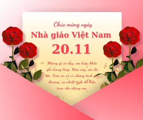 Hướng dẫn chi tiết 5+ mẫu thiệp chúc mừng 20 11 tự làm ý nghĩa - image 1