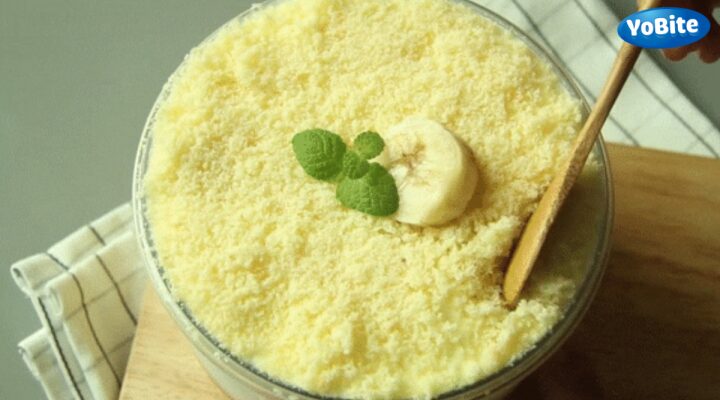 Bánh chuối custard, món ăn dặm cho bé 6 tháng tuổi hấp dẫn