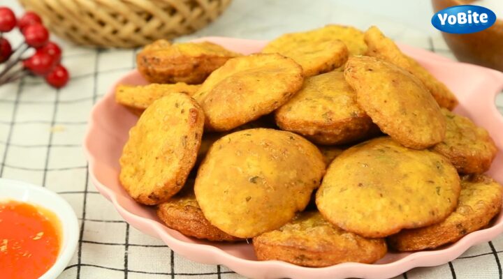 Bánh khoai tây rán, một gợi ý món ăn dặm cho bé 6 tháng tuổi