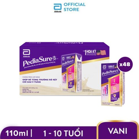 sữa Pediasure pha sẵn có tốt không thùng 48 hộp 110ml