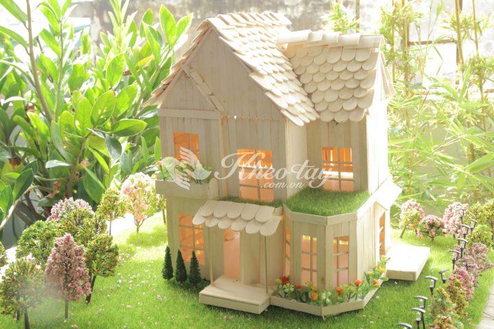 Cách Làm Nhà Bằng Que Kem Đơn Giản, Sáng Tạo Tại Nhà