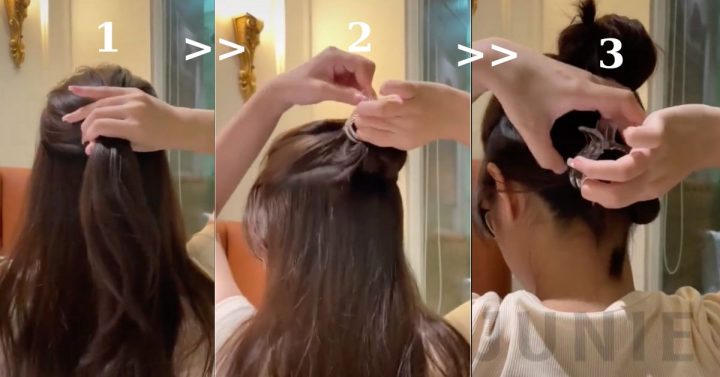 Cách Kẹp Tóc Càng Cua Cho Tóc Layer Đẹp Tự Nhiên & Nhanh Chóng