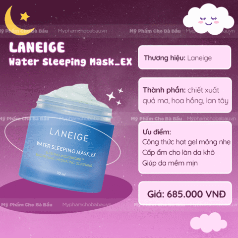 Mặt nạ môi Laneige có dùng được cho bà bầu? Giải đáp chi tiết