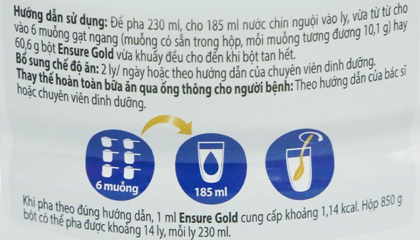 Cách Pha Sữa Ensure Nutrition Powder Đảm Bảo Dưỡng Chất