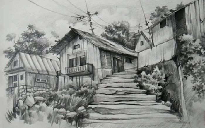 Tranh Vẽ Làng Quê Đơn Giản: Hướng Dẫn Và Gợi Ý Sáng Tạo