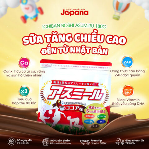 Asumiru Ichiban Boshi là sữa nào tăng chiều cao tốt nhất được nhiều phụ huynh tin dùng