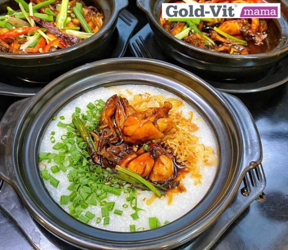 Bà bầu ăn cháo ếch được không với tô cháo ếch nóng hổi đầy dinh dưỡng
