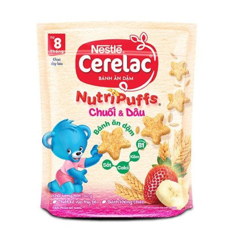Bánh ăn dặm cho bé Nestlé