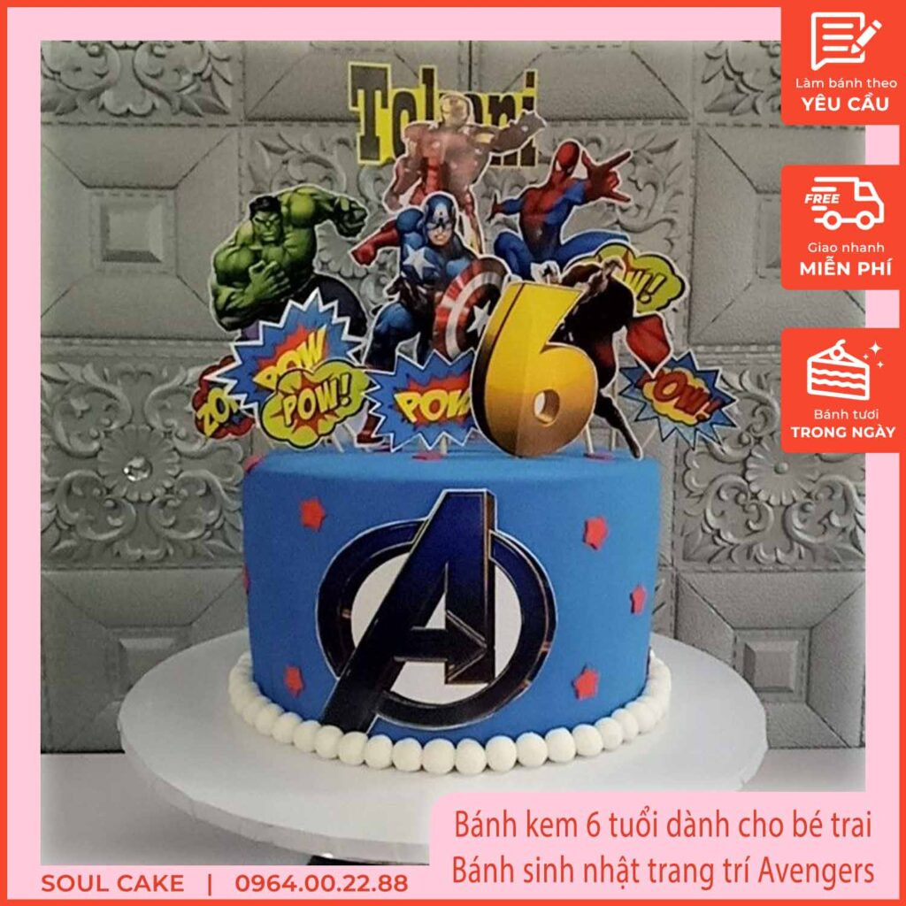 Bánh sinh nhật cho bé trai 6 tuổi: Ý tưởng độc đáo nhất