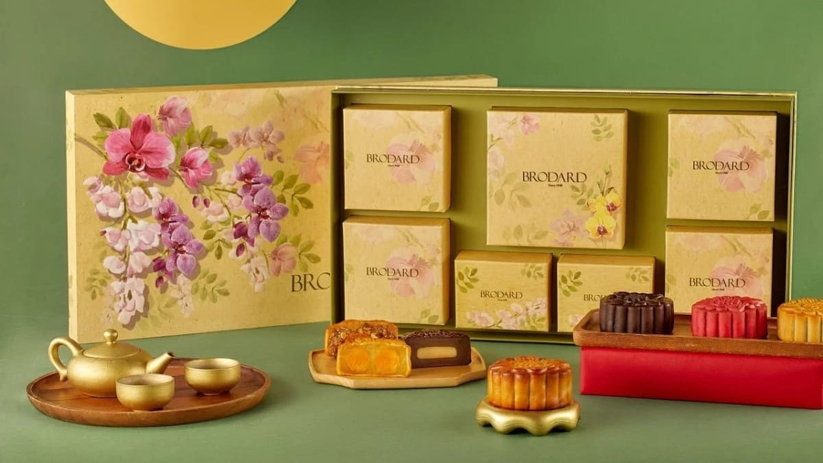 Bánh Trung thu Brodard với hương vị cao cấp và thiết kế cuốn hút