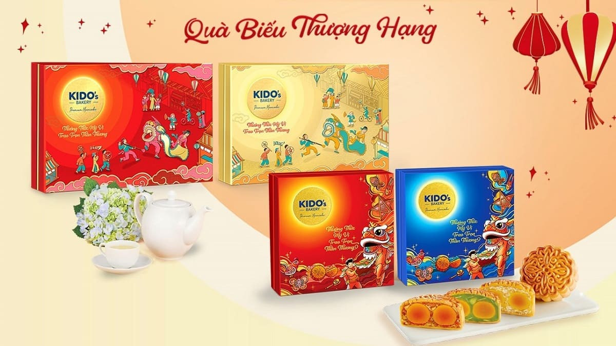 Bánh Trung thu Kido's Bakery với hương vị truyền thống hảo hạng