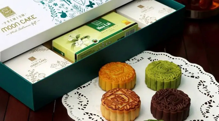 Bánh trung thu Phúc Long kết hợp hương vị trà tinh tế