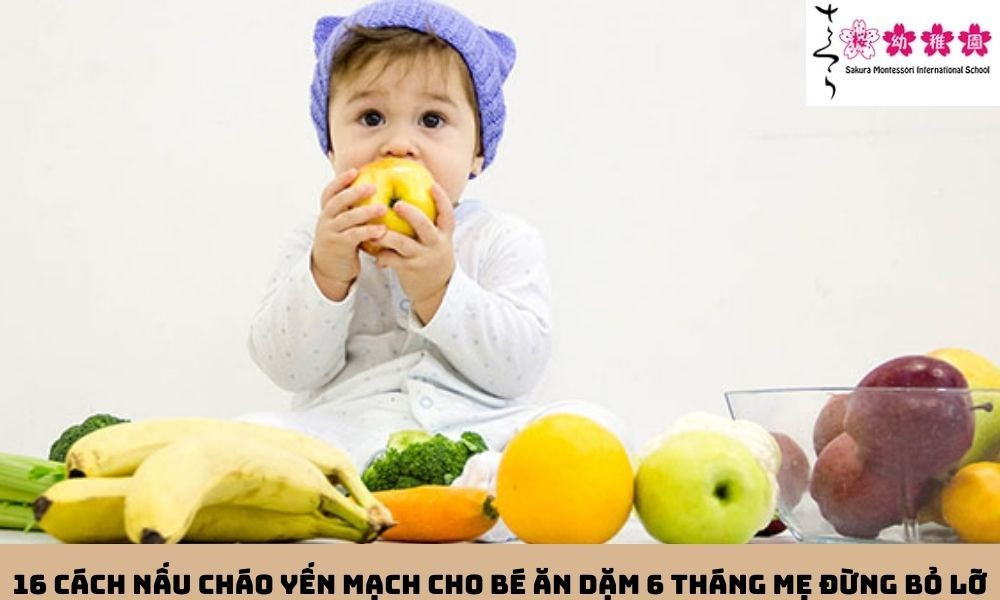 Bé 6 tháng tuổi bắt đầu ăn cháo yến mạch