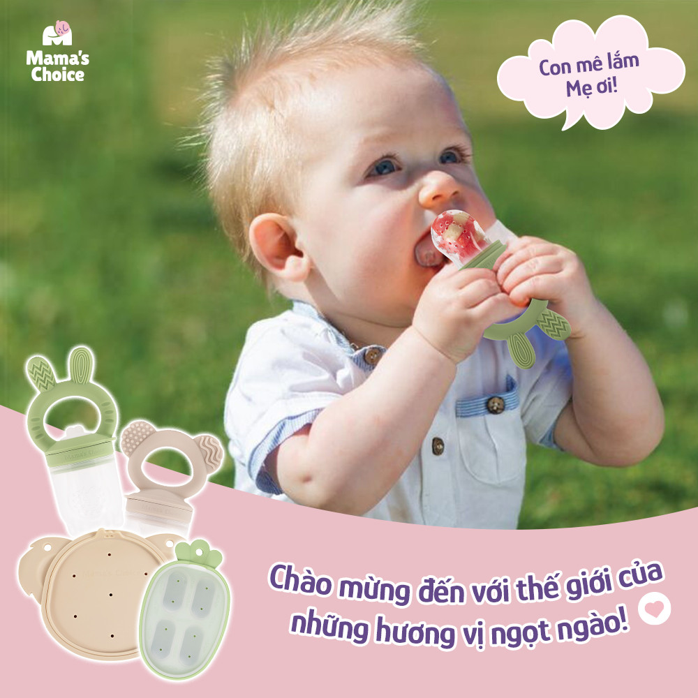 Núm nhai cho bé ăn dặm: Giải pháp an toàn, kích thích vị giác