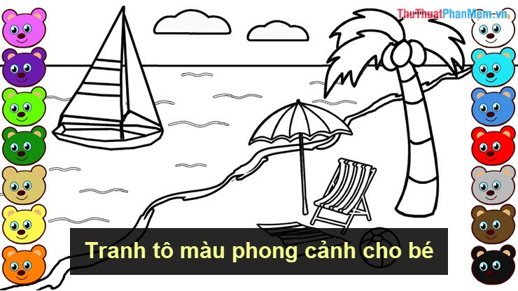 Tô Màu Phong Cảnh Cho Bé: Phát Triển Tư Duy Sáng Tạo