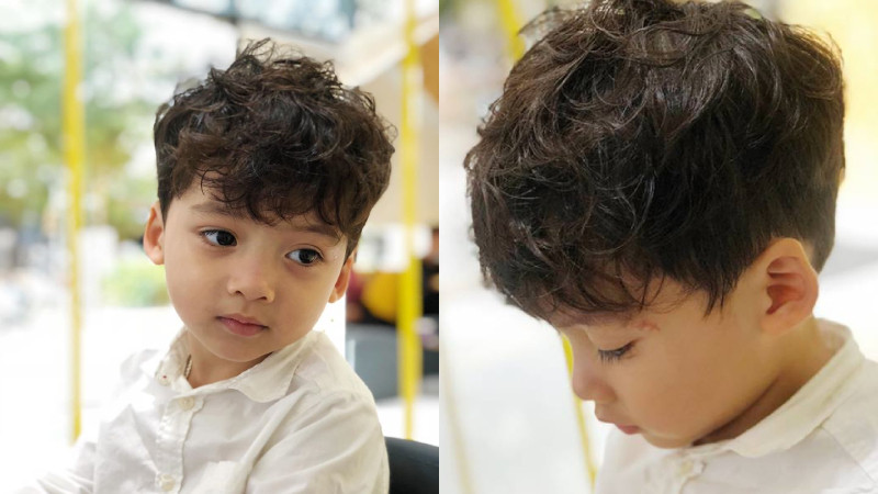 Bé trai 3-6 tuổi với kiểu tóc Side Part gọn gàng và thanh lịch