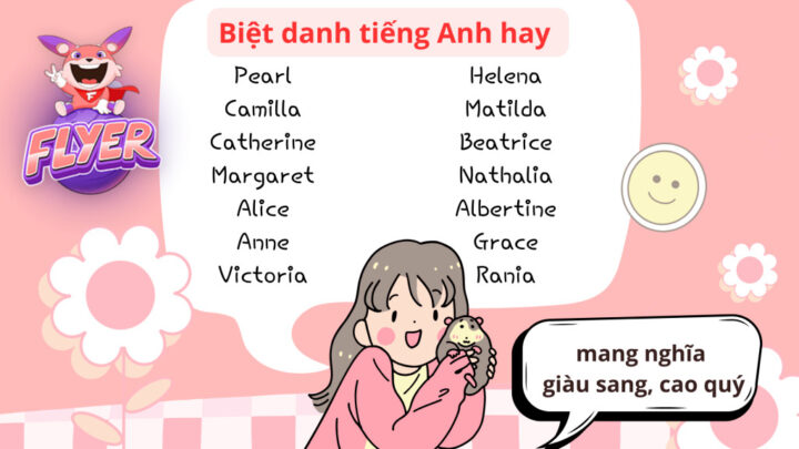 Biệt danh hay cho con gái mang ý nghĩa giàu sang và cao quý