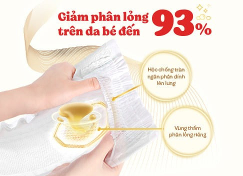 Bỉm Huggies tã dán sơ sinh Skin Perfect với bề mặt thấm hút kép, bảo vệ da bé