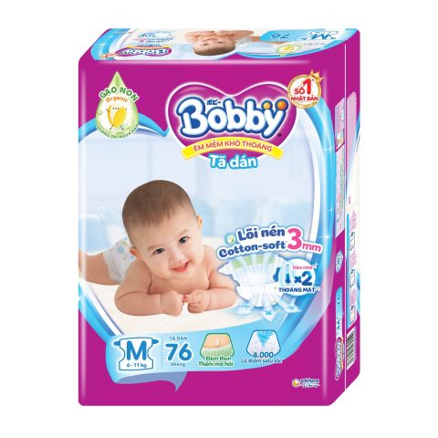 Bỉm Bobby Size M 42 Miếng: Lựa Chọn Tối Ưu Cho Bé Thoải Mái