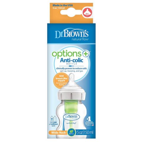 Bình sữa Dr Brown cổ rộng 150ml: Lựa chọn tối ưu cho bé