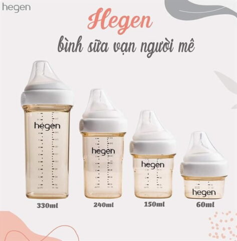 Bình sữa chống sặc tốt nhất Hegen