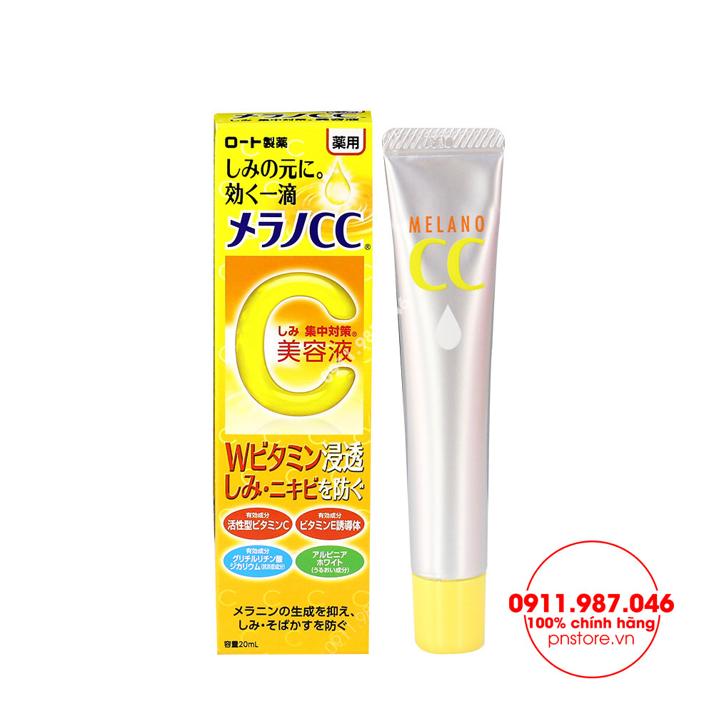 Serum trị thâm mụn CC Melano: Giải pháp Vitamin C hiệu quả