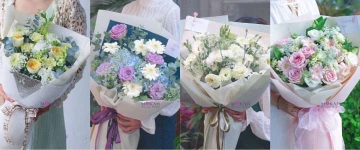 Bó hoa 20/10 với hoa hồng, cẩm chướng và baby được gói bằng giấy kraft mộc mạc, thể hiện sự chân thành và tinh tế, là món quà độc đáo để mừng ngày Phụ Nữ Việt Nam 20/10.