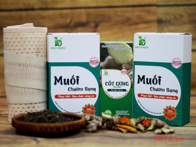 bộ sản phẩm eo thon Bảo Nhiên, eo thon sau sinh