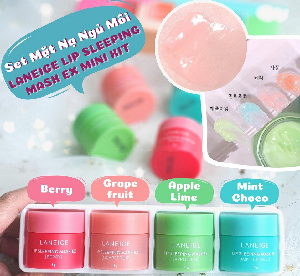 Set Mặt Nạ Ngủ Môi Laneige: Giải Pháp Dưỡng Môi Toàn Diện