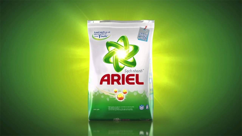 Bột giặt Ariel với công nghệ giặt sạch vượt trội và hương thơm quyến rũ