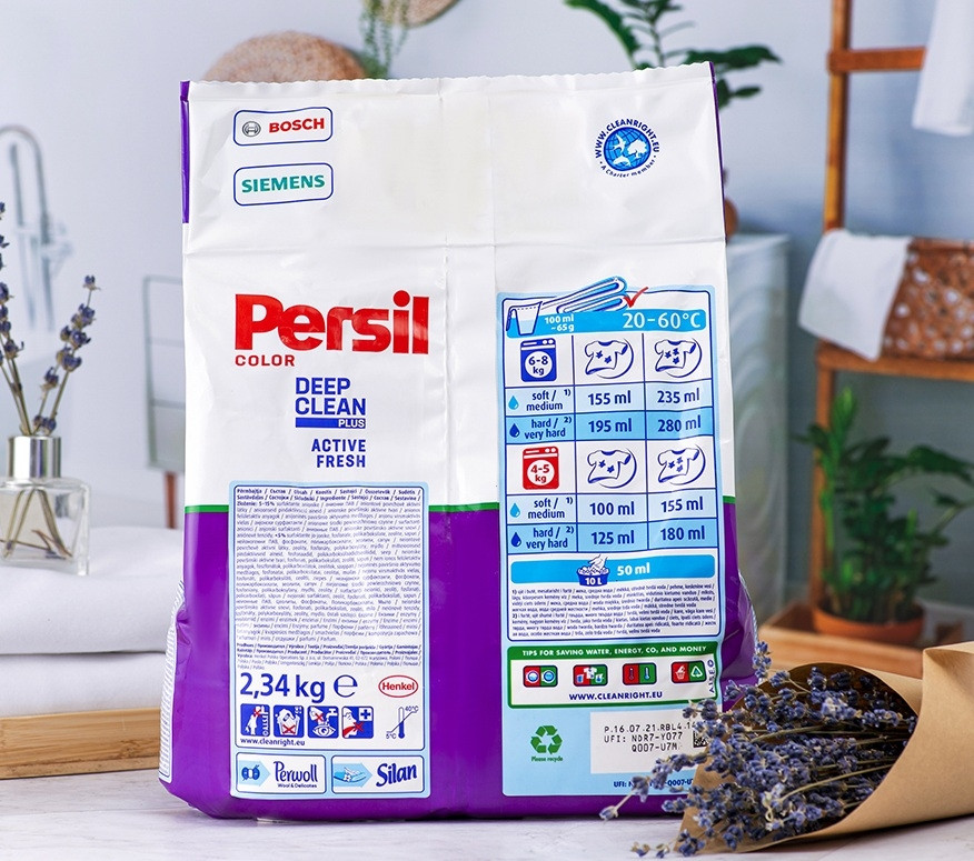 Bột giặt Persil, thương hiệu Đức với công thức mạnh mẽ và hương thơm bền lâu
