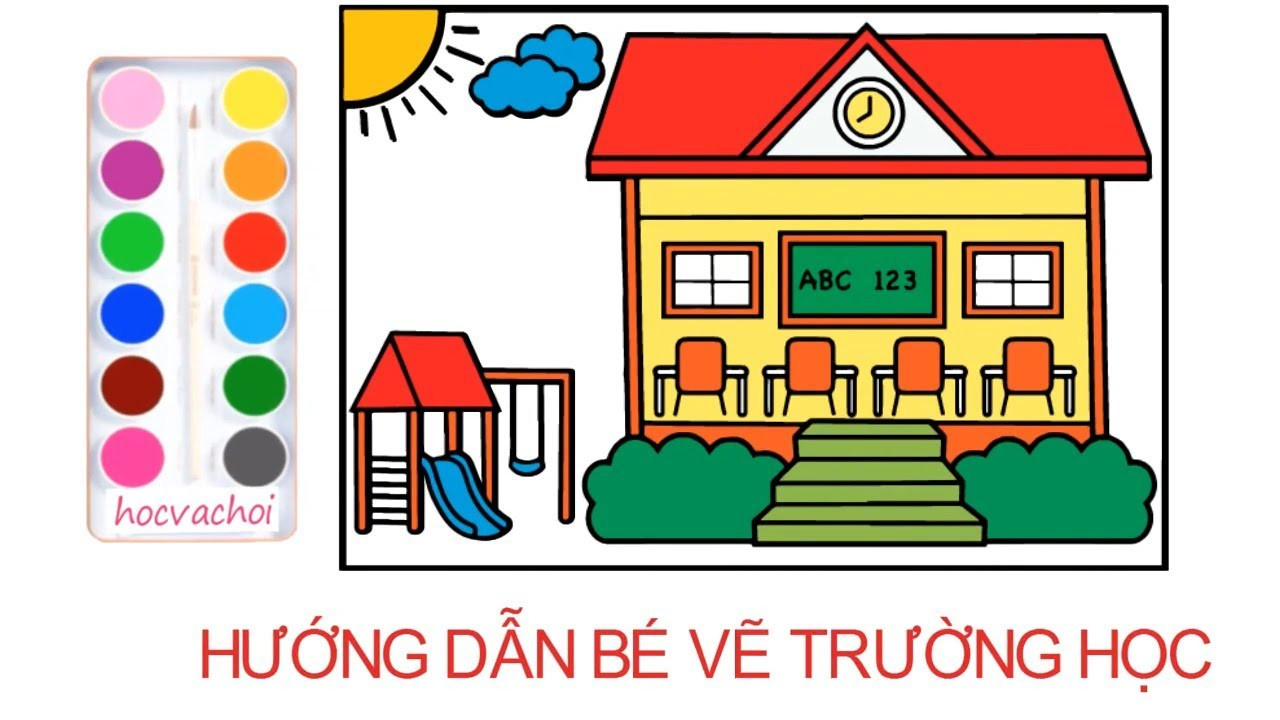 Tranh Vẽ Trường Mầm Non Của Bé: Hướng Dẫn Chi Tiết Và Sáng Tạo