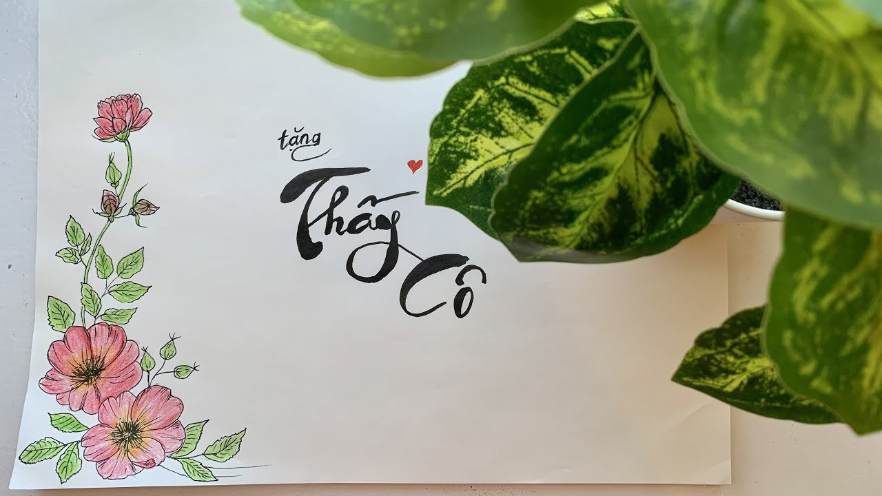 Hình ảnh Vẽ Hoa Đơn Giản Cho Không Gian Sống Thêm Đẹp