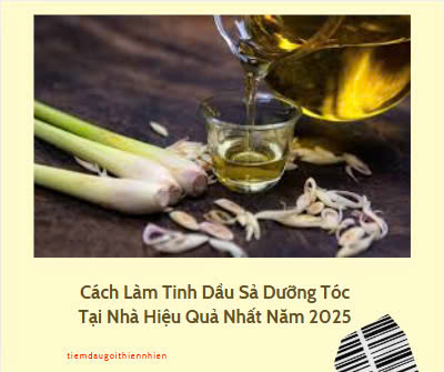 Cách Làm Tinh Dầu Sả Dưỡng Tóc Tại Nhà Chuẩn Tự Nhiên Hiệu Quả