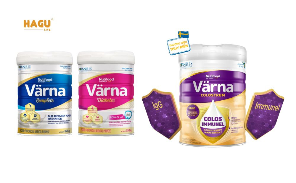 Các dòng sữa Nutifood Varna hỗ trợ sức khỏe người lớn tuổi